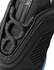 Black Blue Rubber Knit Slip On Low Top Sneakers Shoes