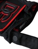 Black Red Nylon Wrist Length Gloves