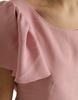 Dolce & Gabbana Pink Short Sleeves Round Neck Blouse Top