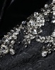 Black Jacquard Crystal Floral Jacket Blazer