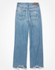 ae stretch curvy super high-waisted baggy straight jean