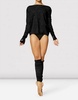 cyrus knit sweater in black