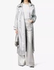vivienne trench coat in silver