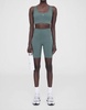 blake biker short in dark sage