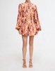 heriot mini dress in orange