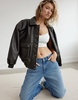 ae x the ziegler sisters stretch high-waisted relaxed straight jean