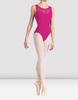 mirella miami tank leotard in electric pink