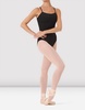 jubilee mesh back cami leotard in black
