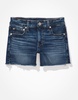 ae stretch denim midi short