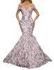 mermaid pageant dress in pink