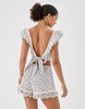 ae high-waisted ruffle runner short