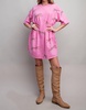 not so wild t-shirt dress in barbie pink