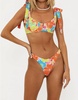 blair top in neon blooms