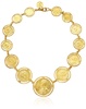 Ben-Amun "Moroccan Coins" Gold Necklace, Long Gold Jewelry, Vintage, Handmade Jewels for Women, Made in New York