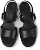 Women’s black strappy sandal