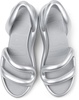 Silver Sandals for Men.