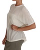 Dolce & Gabbana  White Cream Silk Lace Top Blouse T-Shirt