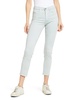 prima mid rise crop jeans in pacific chrome