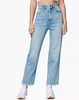 the baxter ribcage raw hem straight leg in fdm