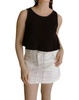 flowy tank top in black