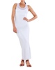 taya maxi dress in white