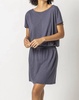 dolman sleeve dress in neptune