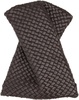 Brown Intrecciato Bow Tie Clutch
