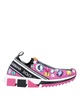 Pink Sorrento Crystals Low Top Sneakers Shoes