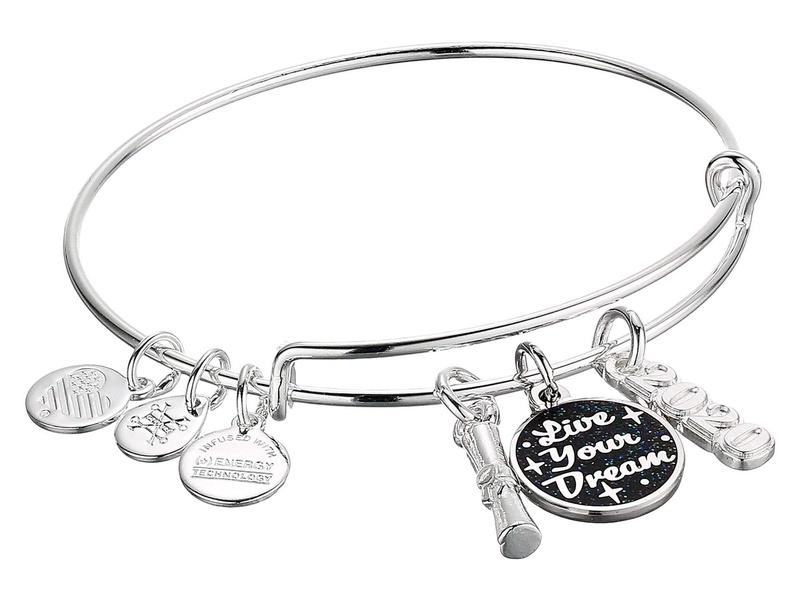 Alex and Ani Live Your Dream Trio Charm Bangle Bracelet