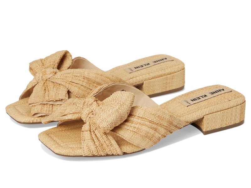 Anne Klein Women's Sandal Liz, Natural Raffia, 9.5