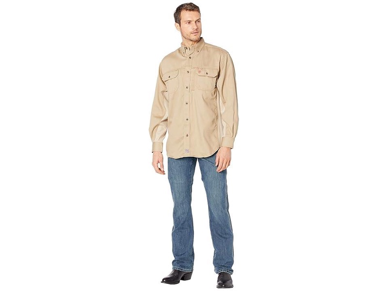 FR Solid Vent Long Sleeve Work Shirt