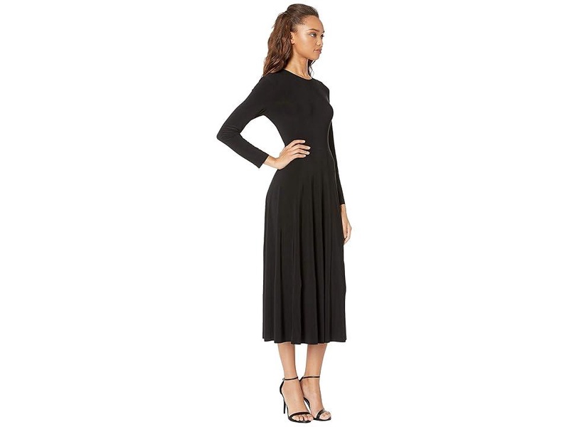 Long Sleeve Flared Dress