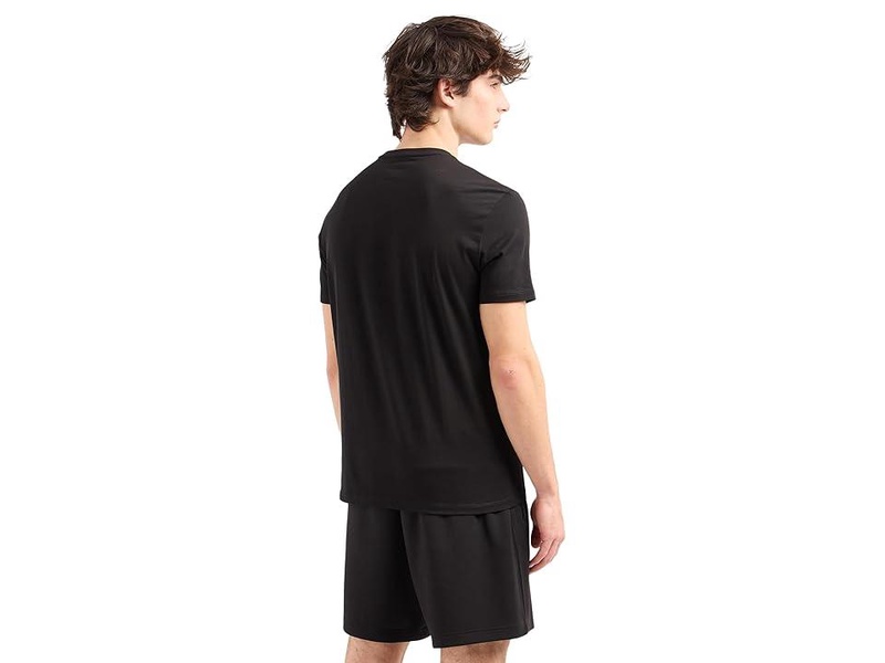 Regular Fit Cotton Gradiant Box Logo Tee