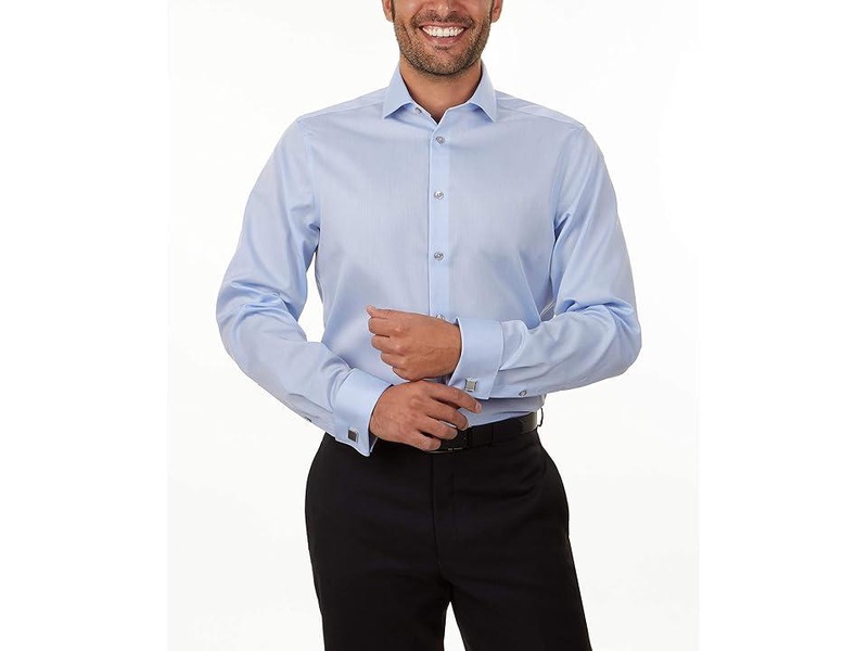 Dress Shirt Slim Fit Non Iron Solid French Cuff