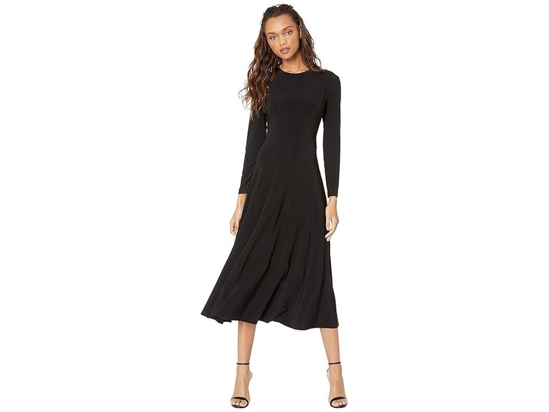 Long Sleeve Flared Dress