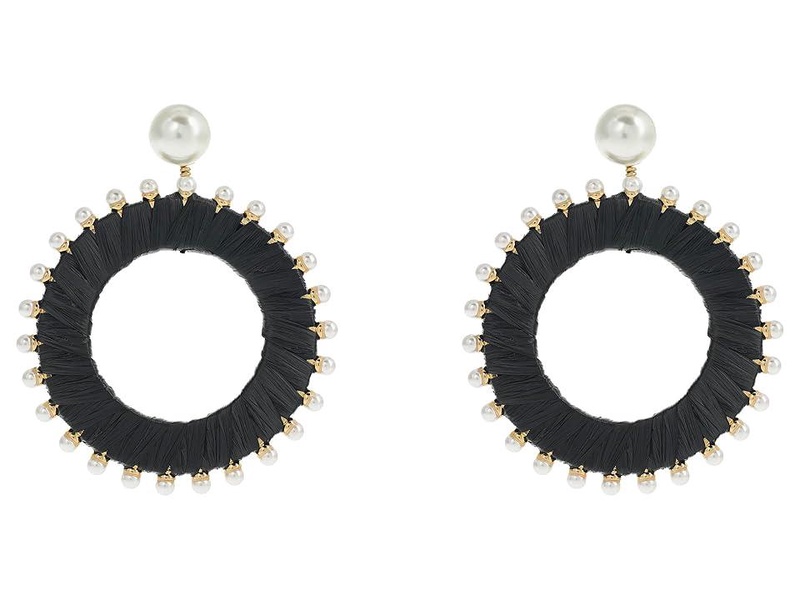 Francesca Drop Hoops Earrings