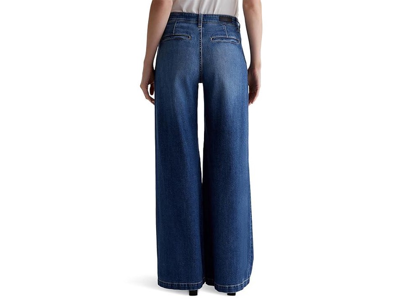 Pleated Stella Wide Leg Palazzo in Provence