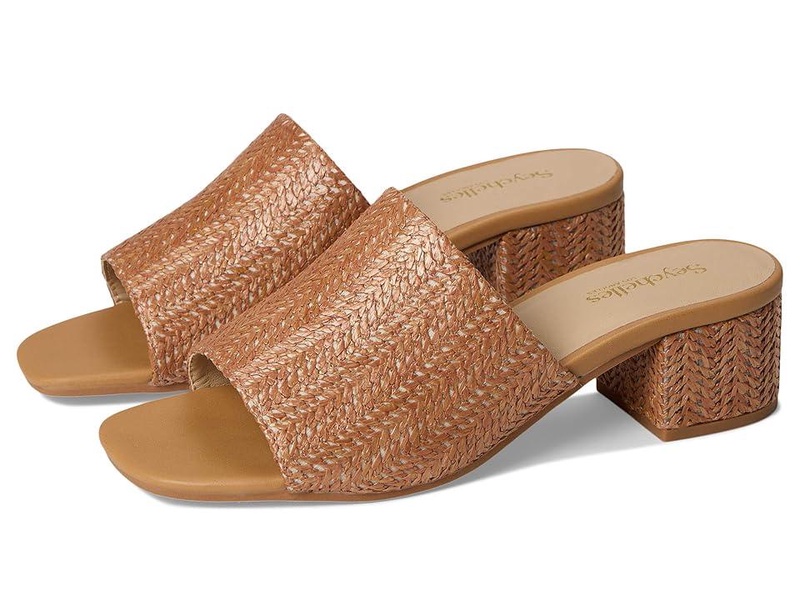 Pepper Raffia Sandal Slide