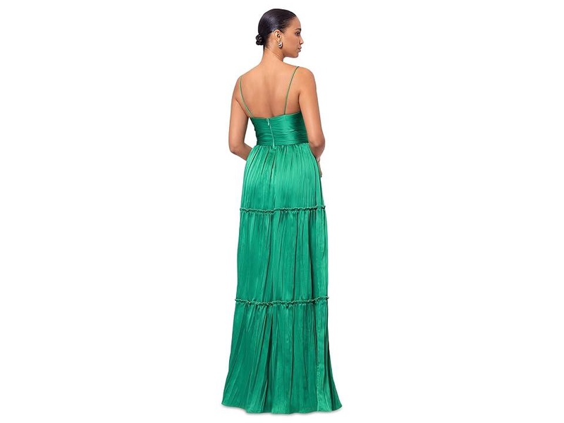 Long pleared bodre gown