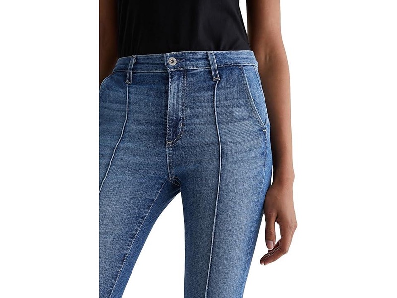 Tailored Farrah Mid Rise Bootcut Jeans in Libertine
