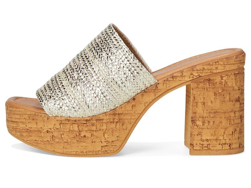 Applause Metallic Woven Sandal