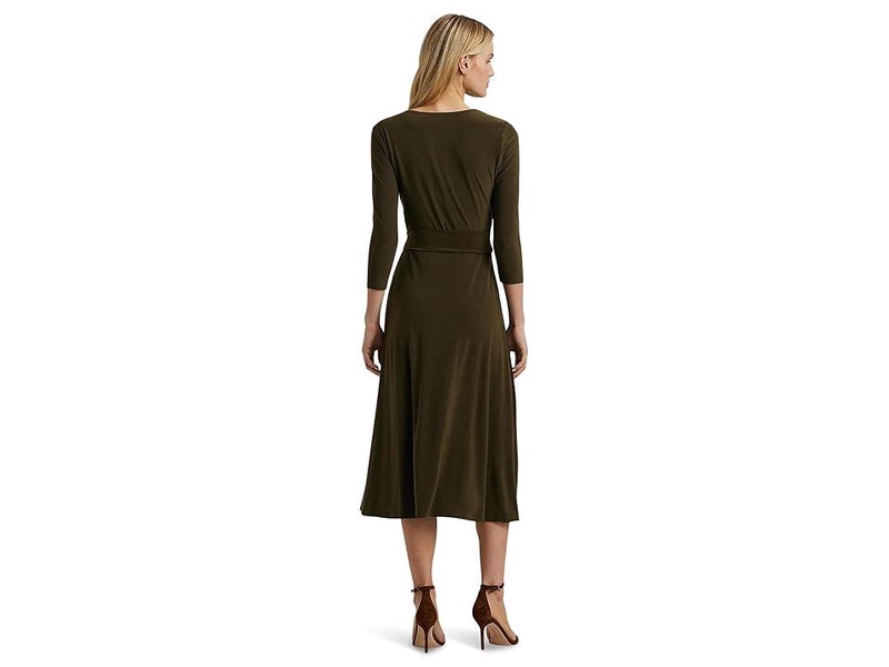 Surplice Jersey Dress
