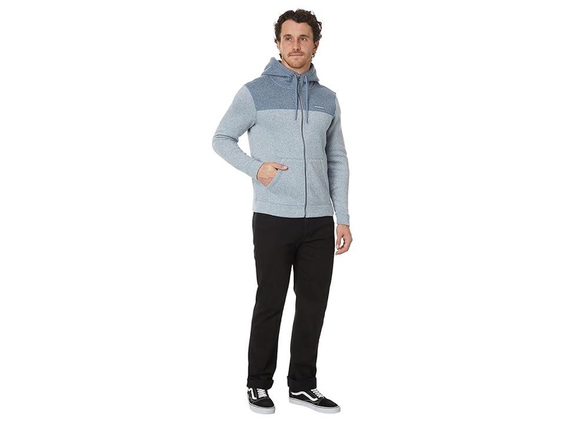 Keller Block Zip Hooded Zip Fleece