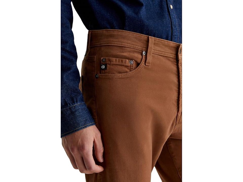 Everett Slim Straight Brushed Moleskin Pants