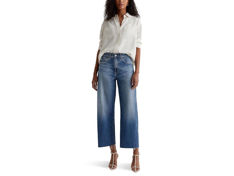 Hattie High Rise Crop Barrel in Gemini
