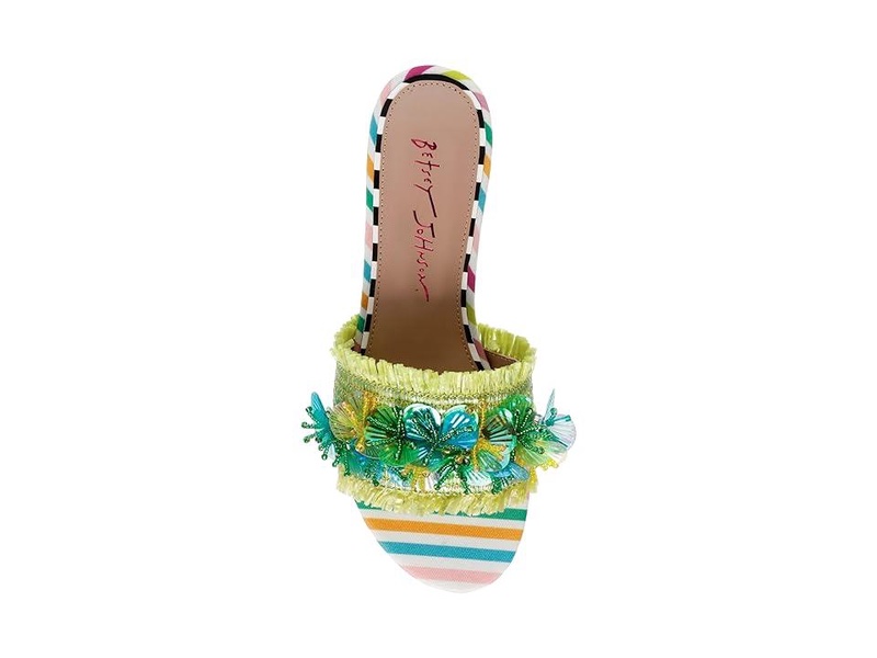peyten womens embellished slip on slide sandals