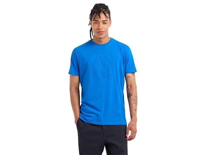 Large Debossed Ax Logo Regular Fit Tee