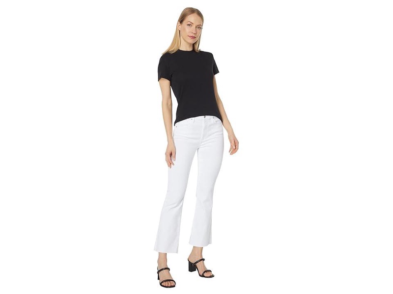Farrah Boot Crop High-Rise Fit in Modern White