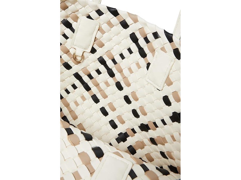 Anne Klein Woven Tote With Detachable Pouch