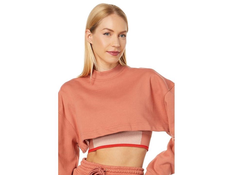 TrueCasuals Cropped Sportswear Sweatshirt HT1111